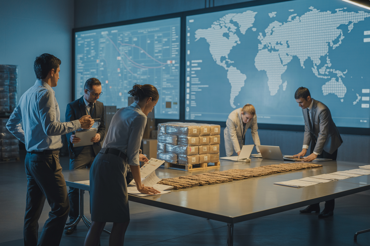 Global logistics specialists coordinating Arabica Coffee shipments