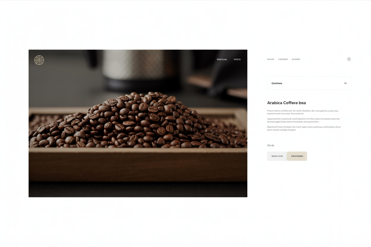 Arabica roasted coffee beans premium export product close-up