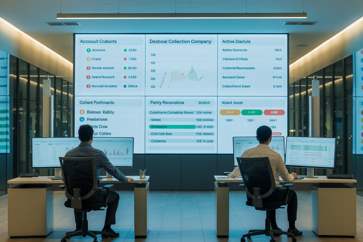 Brazilian debt recovery operations dashboard for foreign businesses