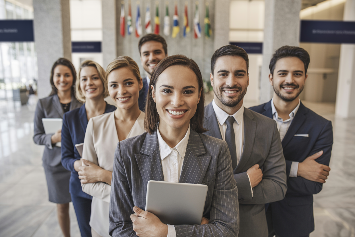 Professional debt collection team serving foreign clients in Brazil