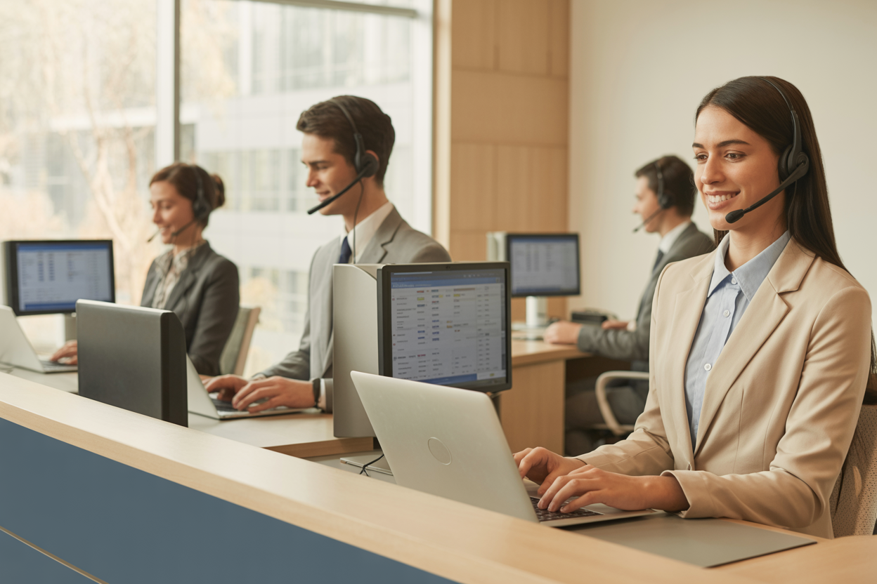 Bilingual customer service team for debt collection services in Brazil