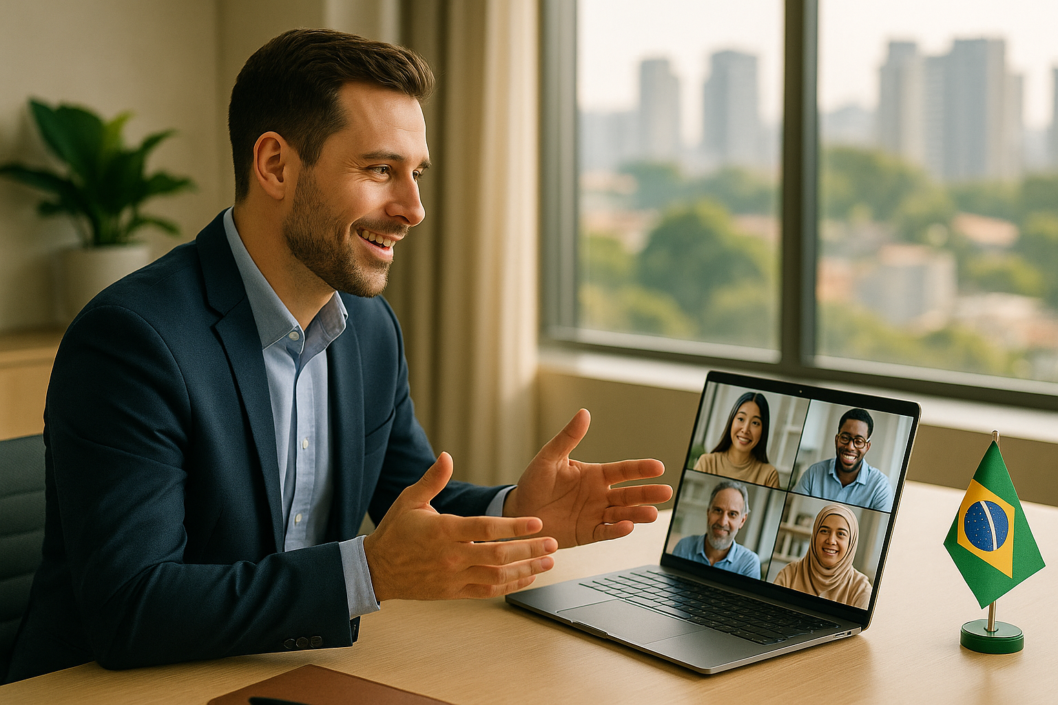 Atendimento online para estrangeiros de qualquer país que desejam morar no Brasil - Brazil for Business | Consultoria